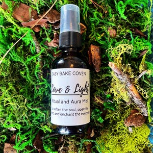 Love and Light Aura Spray Rose, Jasmine & Sweet Orange. Love Intention Spray, Energy Cleansing Mist, Positivity and Self-Love Ritual