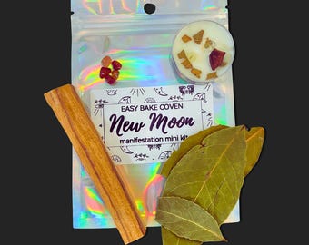 New Moon Mini Manifestation Spell Kit- Manifest Your Desires