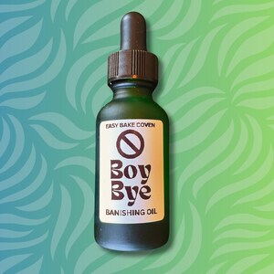 Boy Bye Verbannendes Ritualöl – Erlöse & Schutz | Strickzuschnitt + -Grenzen | Salbendes Öl für Zauberarbeit und Energie Reinigung