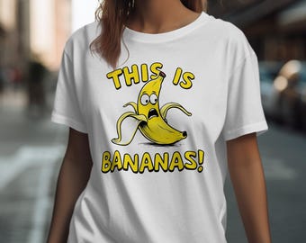 Lustiges Bananen-Karikatur-Grafik-T-Stück - das ist Bananen-Hemd