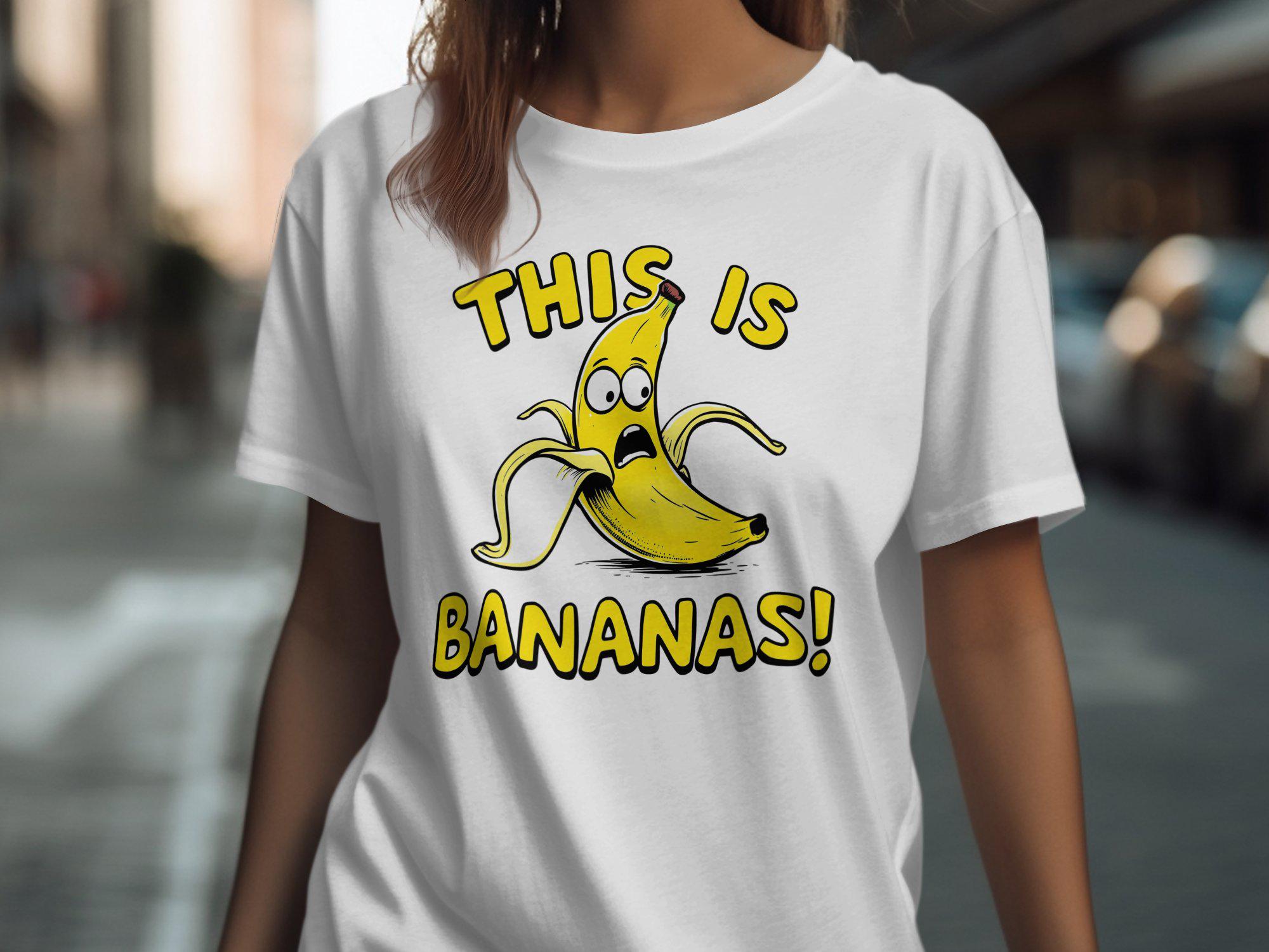 Funny Banana Cartoon Graphic Tee - This is Bananas Shirt - Etsy