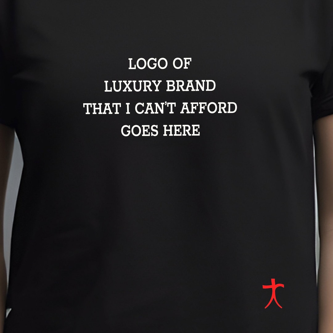 Logo di un marchio di lusso che non posso permettermi va qui T