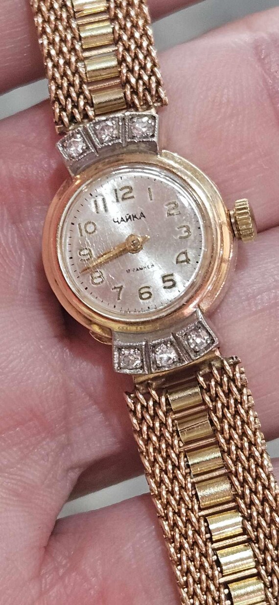 Joyas Antiguas Un Reloj De Pulsera Reloj De Mujer De Oro De 14