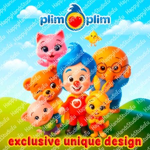 Digital download of Plim Plim, PNG without words, instant download