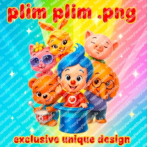 Digital download of Plim Plim, PNG without words, instant download