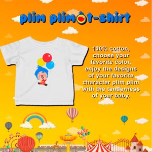 Plim Plim Birthday t-shirt, Personalized Plim Plim Birthday t-shirt, Plim Plim and Friends Birthday t-shirt