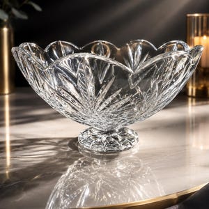 Marquis Crystal Bowl - Etsy