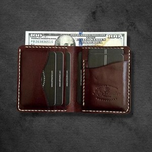 Cartera Vajetal color rojo burdeos, regalo de navidad, cartera personalizada, cartera de piel, regalo personalizado para él, marido, cartera personalizada