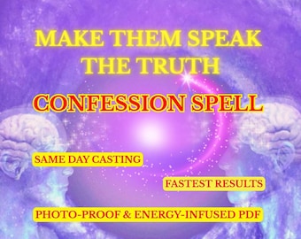 Confession Spell, Digital Truth Casting for Hidden Feelings and Emotional Clarity
