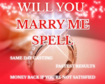結婚の呪文、プロポーズの意図を伴う結婚の誓約儀式