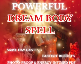 Dream Body Spell, Self-Love Spell, Personalized Spiritual Guide for Confidence and Self-Acceptance
