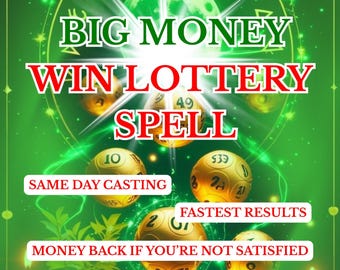 Big Money Spell That Works Fast, Lottery Spell, Win Lottery Spell, Powerful Money Spell, Attract Big Money Spell, Winning Lottery Spell