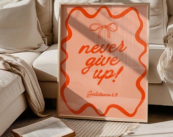 Arte de parede cristã inspirada em versículos bíblicos | Arte de parede cristã moderna e feminina | Download digital