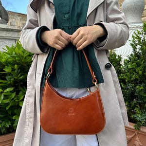 Italian leather bag for women,handmade in Italy Florence,shoulder bag or hand purse made in Italy, crossbody bag