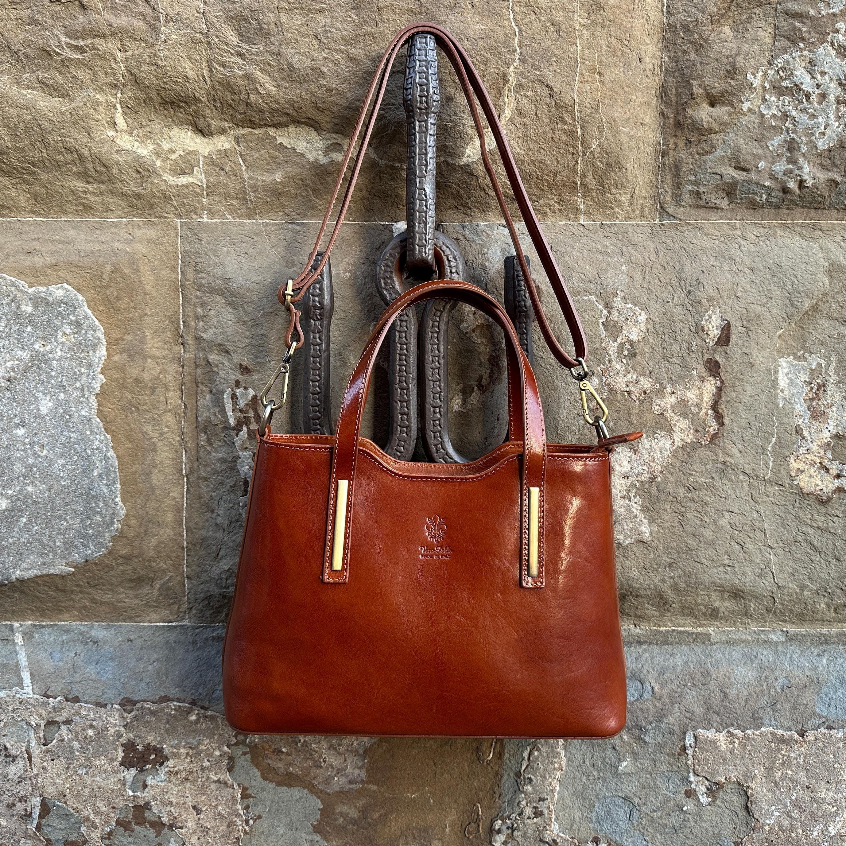 Italian Leather Tote - Etsy