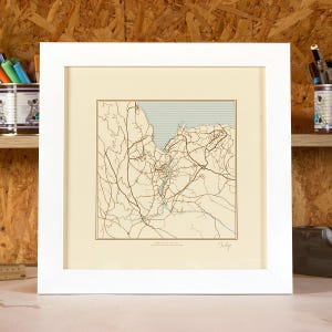 Les baisers - Carte du Tendre n.09