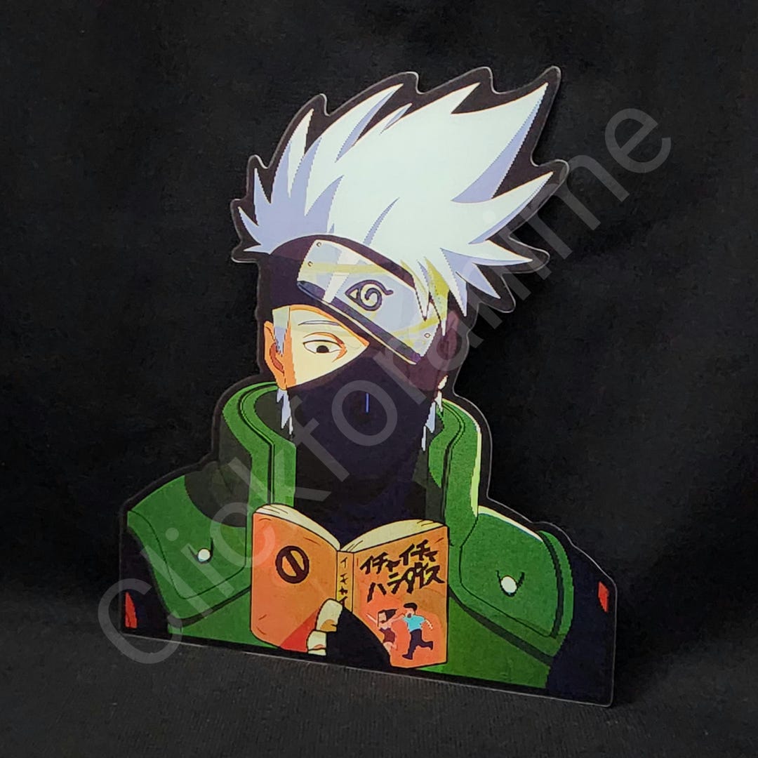Sticker Kakashi Naruto Shippuden: Kakashi Hatake 3D Moving Sticker Anime Lenticular ...