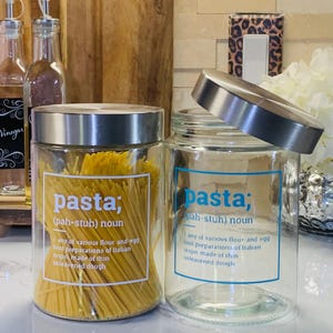 Customized Kitchen Glass Jars