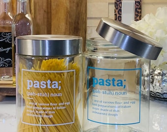 Customized Kitchen Glass Jars