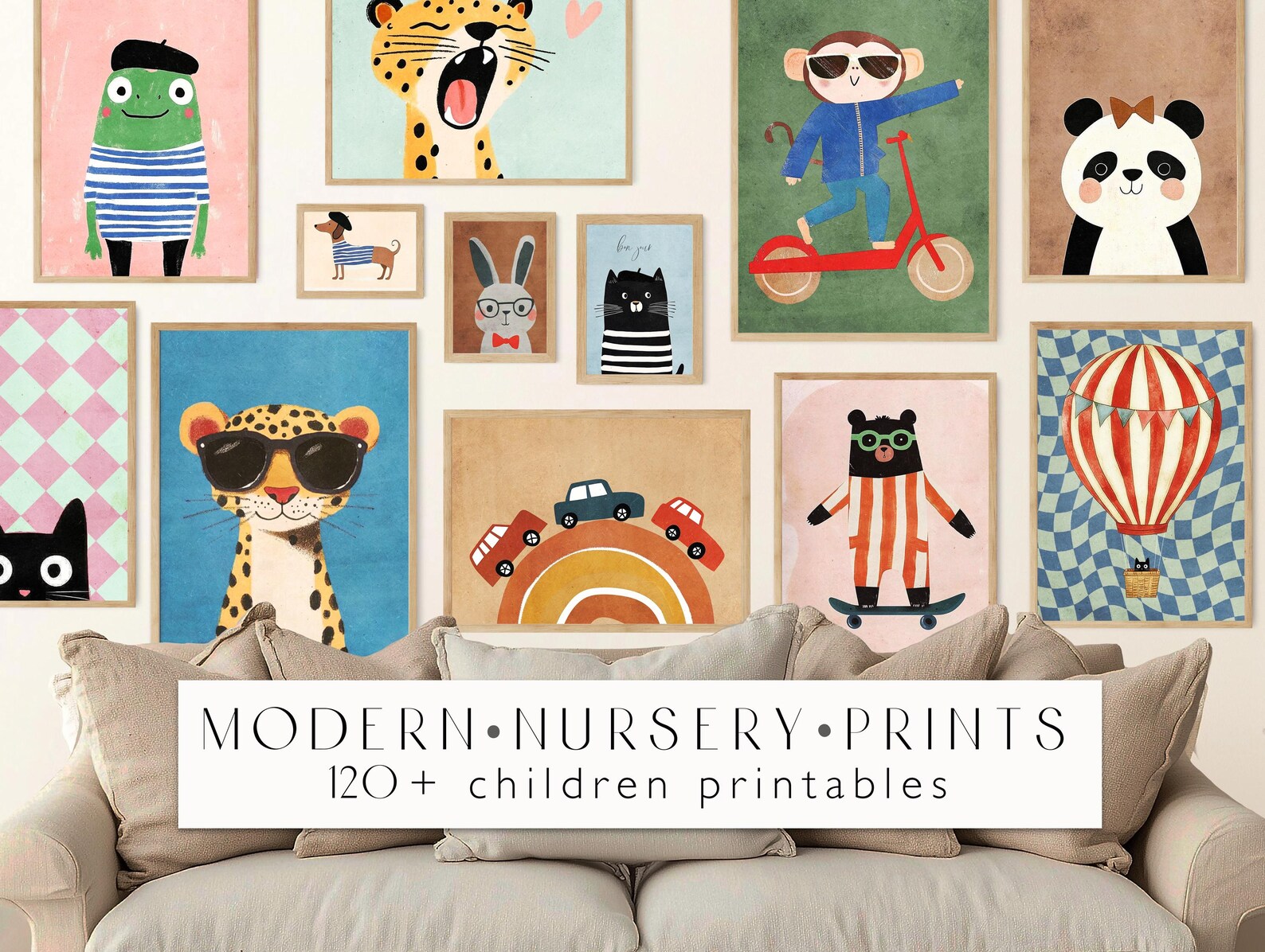 Nursery Prints Kids Room Wall Art Children Play Room Minimalistic — free download