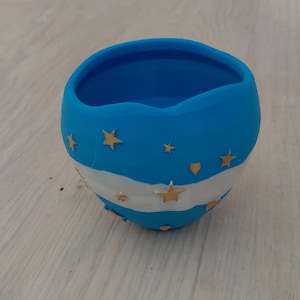 STL-bestand Potloodpot Sterren