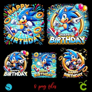 Sonic Png Bundle, High Quality, Sonic Birthday, Sonic Clipart, Sonic Silhouette, Sonic png, Baby shirt Diy, Sonic Sublimation Kids Shirt Png