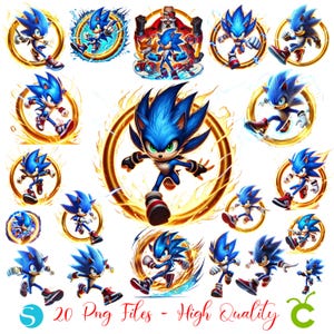 Sonic Png Bundle, Sonic Ring Png, Sonic Birthday, Sonic Clipart Png, Sonic Silhouette, Sonic Sublimation, Sonic Rings PNG, Sonic Shirt Diy