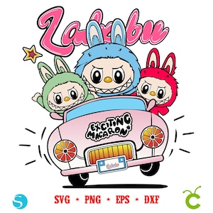 La bu bu Svg, La bu bu Png, Kawaii Monsters Cliparts, La-bu-bu Design, La_bu_bu Character Designs, La bu bu Sublimation, La bu bu Cricut