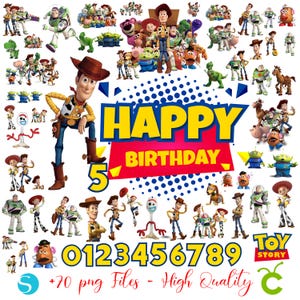 Toy Story Png Bundle, Toy Story Birthday, High Quality, Toy Story Clipart Png, Toy Story Silhouette, Toy Story Sublimation, Toy Story Shirt