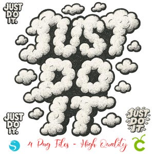 Just Do It PNG, Motivation sign, Just Do It Clipart, Just Do It Cut Files, Just Do It Shirt diy, Just Do It T-Shirt, Just Do It Silhouette
