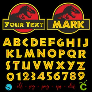 Paquete SVG de dinosaurio, fuente SVG de dinosaurio, logotipo SVG de dinosaurio, letras SVG de dinosaurio, fuente SVG de dinosaurio, logotipo Cricut SVG de dinosaurio, letras SVG de dinosaurio