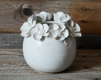 Corolla stoneware  vase - MADE TO ORDER -  Handmade Ceramics  - Stoneware -