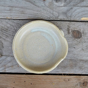 Spoon Rest in Cream Stoneware MADE TO ORDER Ceramic Pottery image 3