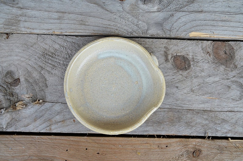 Spoon Rest in Cream Stoneware Ceramic Pottery Etsy