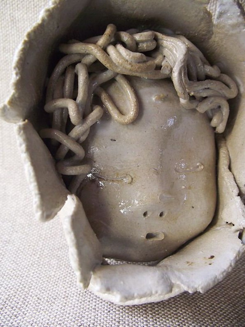 Little Boy Little girl Baby Children hanging decoration stoneware image 3