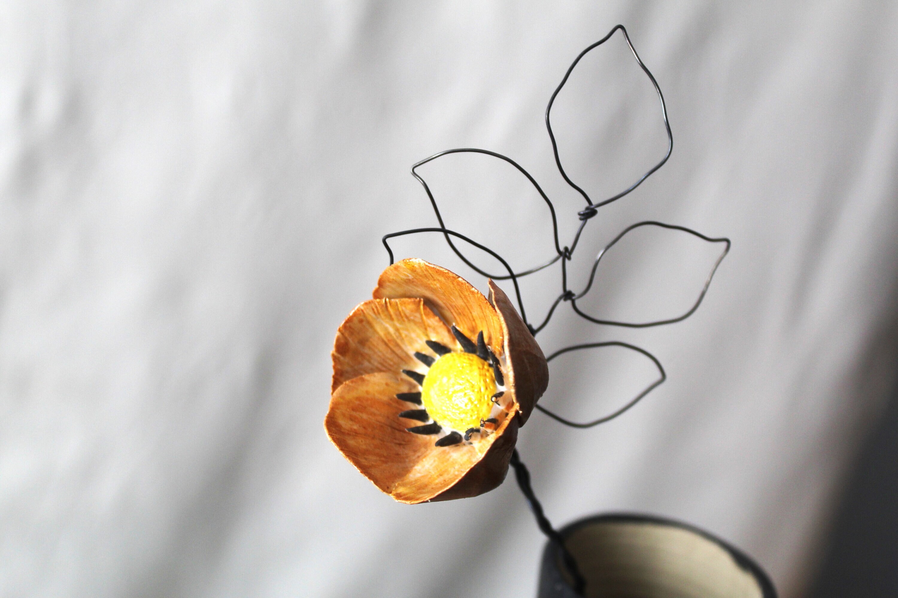 A simple ceramic flower for amazing bouquet - MADE TO ORDER