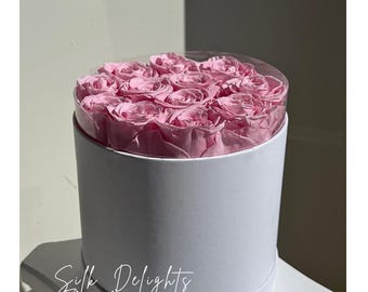 Rosas naturales preservadas que duran más de 5 años para cumpleaños, aniversarios, bodas, Día de la Madre, Día de San Valentín y cualquier otra ocasión.