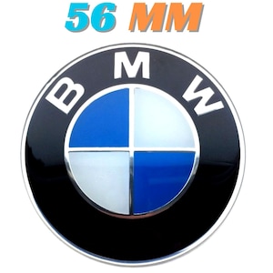 4 pegatinas para el centro de la rueda de 56 mm, aptas para BMW con emblemas metálicos o cubiertas de llantas.