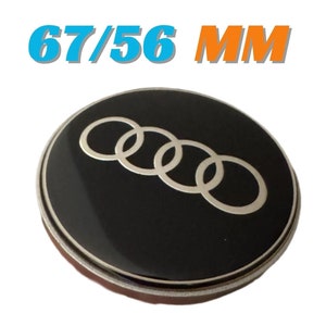 4 pieces 67mm / 56mm Audi wheel center hub caps covers