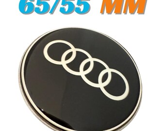 thumbnail image 2 of 4pcs 60mm S LINE RS Wheel Sticker Center Hub Cap Cover Emblem Car Styling For Au 2 of 10