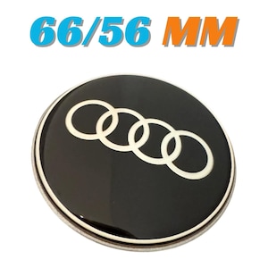 4 pieces 66mm / 56mm Audi wheel center hub caps covers