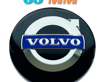 Volvo Wheel Center Nabe Aufkleber - Metall Emblem Rand Abdeckungen (65 mm) - 4-tlg
