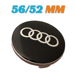 4 pieces 56mm / 52mm Audi wheel center hub caps covers