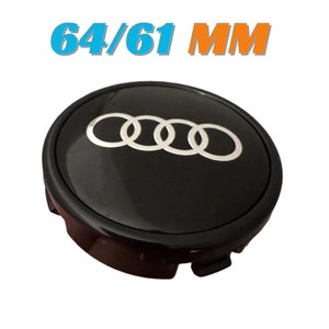 4 pieces 64mm / 61mm Audi wheel center hub caps covers