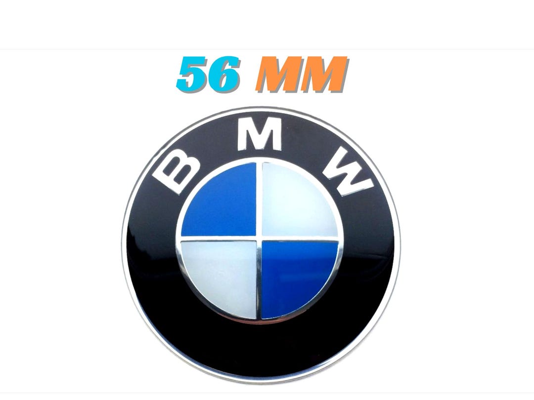 4Pcs 50mm Metal BMW Wheel Center Stickers, Alu Emblems, Hub Cap Badges Decals