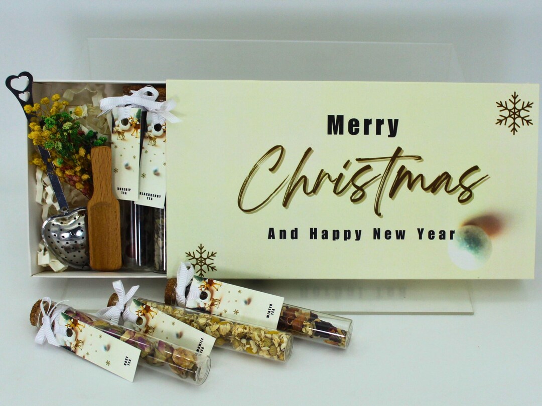 Herbal Tea Gift Set ,loose Leaf Tea Sampler Gift Set, Christmas Gift ...