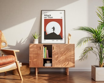 Attack on Titan Anime Poster, Manga Art Print
