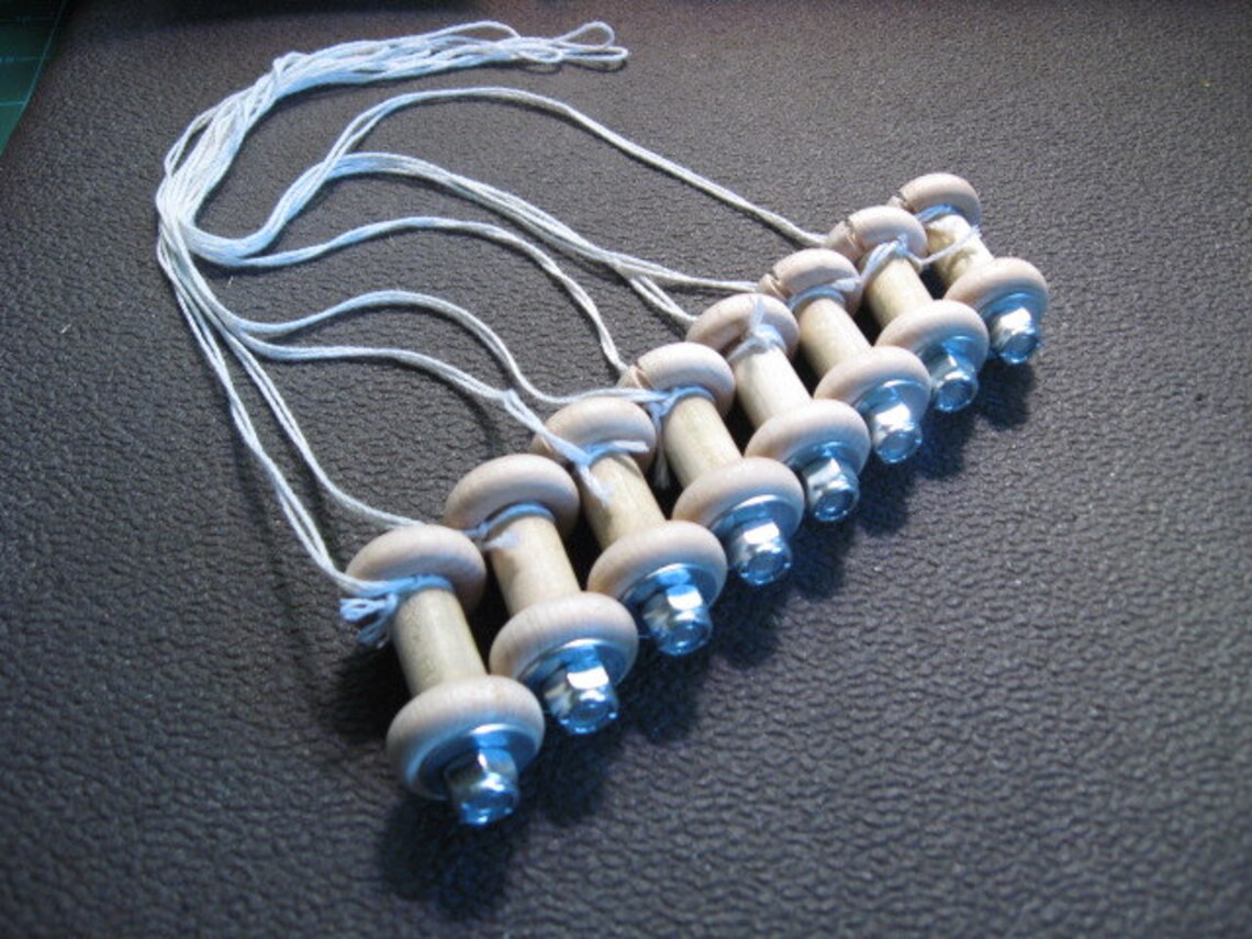 Kumihimo Bobbins set of 8 small size for use with the Etsy