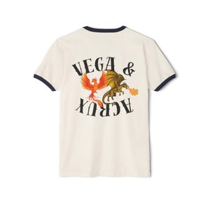 Vega & Acrux T-Shirt, Phoenix and Dragon Tee, Zodiac Academy Inspired Shirt, Fantasy Romantasy Bookish Tee, Fire Magic Fae Apparel