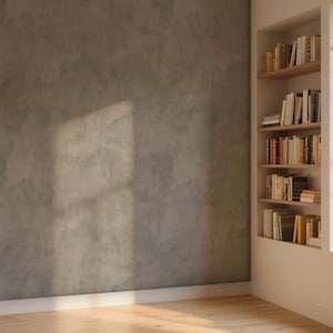 Limewash Wallpaper - Wandverkleidung im Betonstil mit natürlichem Aussehen - Peel and Stick Wallpaper Design für Wohnkultur